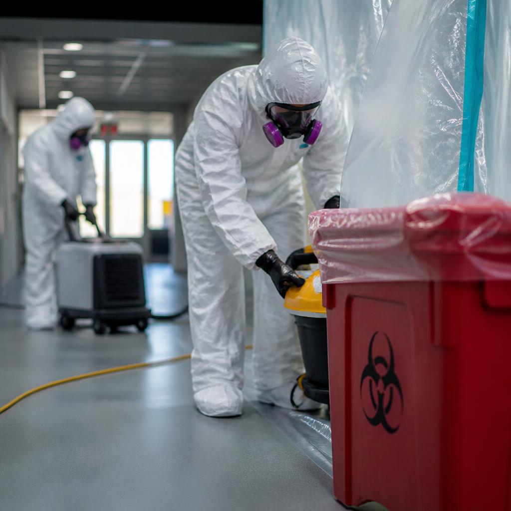 Biohazard Cleanup & Decontamination — Coastal Reconstruction Group commercial restoration services
